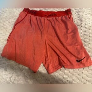 Nike Men’s Training Dri Fit Shorts Light Red Black CZ1269 Sz XXL